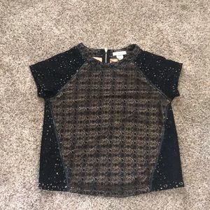 Lucid Pink black shirt, size XS